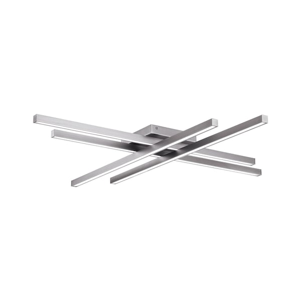 Dweled Parallax 32in LED Flush Mount 3-CCT 2700K-3000K-3500K Set to 3000K in Brushed Nickel FM-731 - main